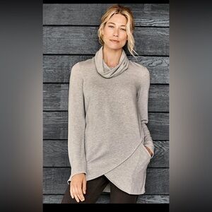 J jill pure jill cowl neck tunic size large
